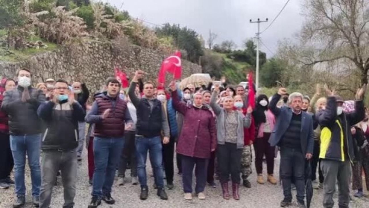 DATÇA HALKINDAN İÇME SUYU PROJESİ TEPKİSİ