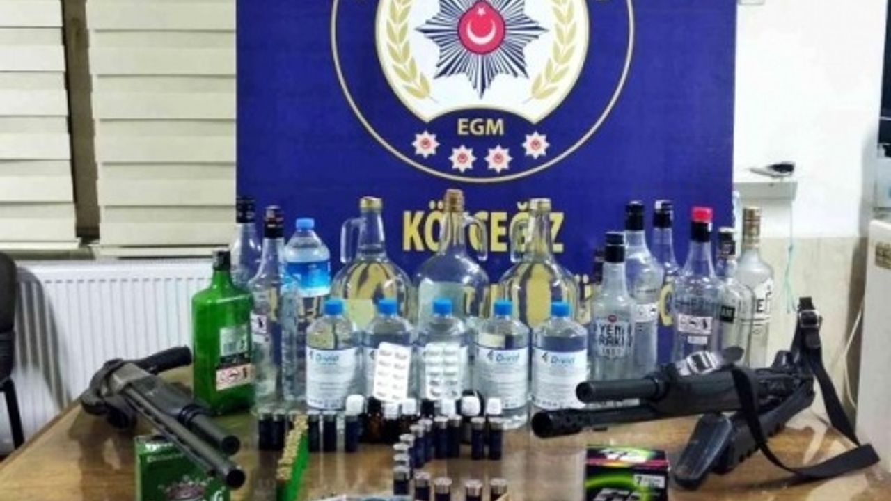 KÖYCEĞİZ'DE KAÇAK İÇKİYE GEÇİT YOK!