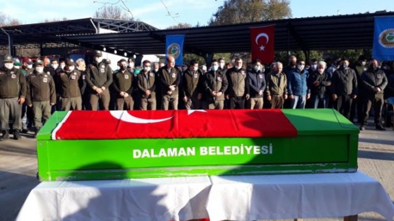 Ortaca'da Kayalıklardan Düşen Orman İşçisi Dün Son Yolculuğuna Uğurlandı