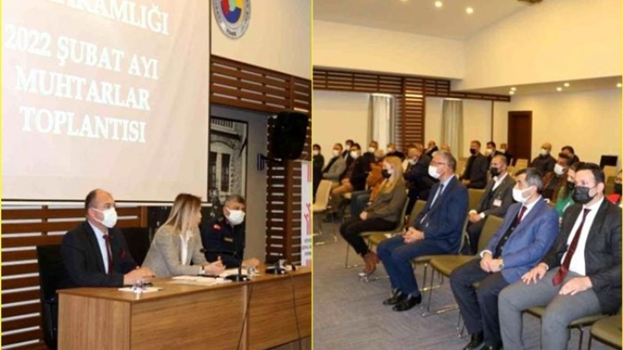 Ortaca'da Şubat Ayı Muhtarlar Toplantısı Yapıldı