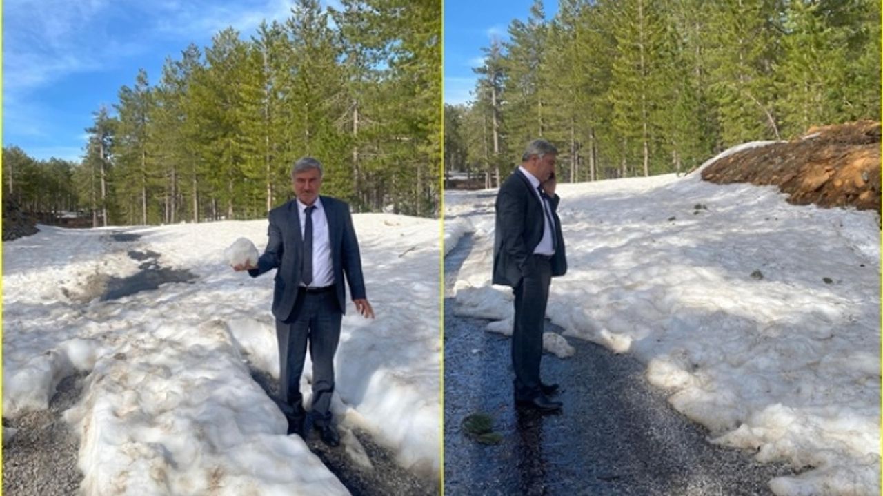 Başkan Kamil Ceylan, Köyceğiz'de Yayla Yollarında İncelemelerde Bulundu