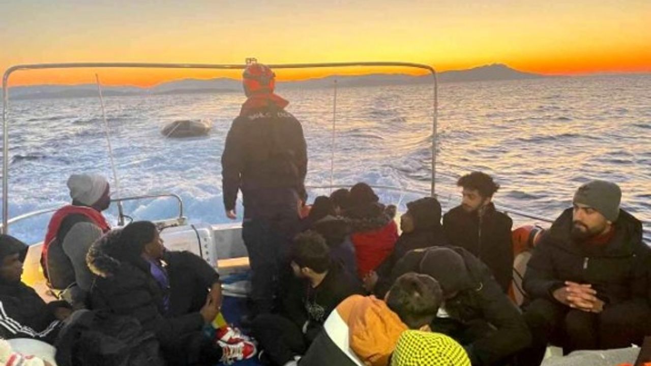 Bodrum'da 17 Kaçak Göçmen Yakalandı