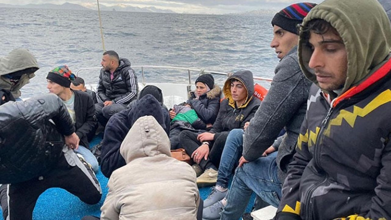 Bodrum'da 38 Göçmen Kurtarıldı, 8 Göçmen Yakalandı