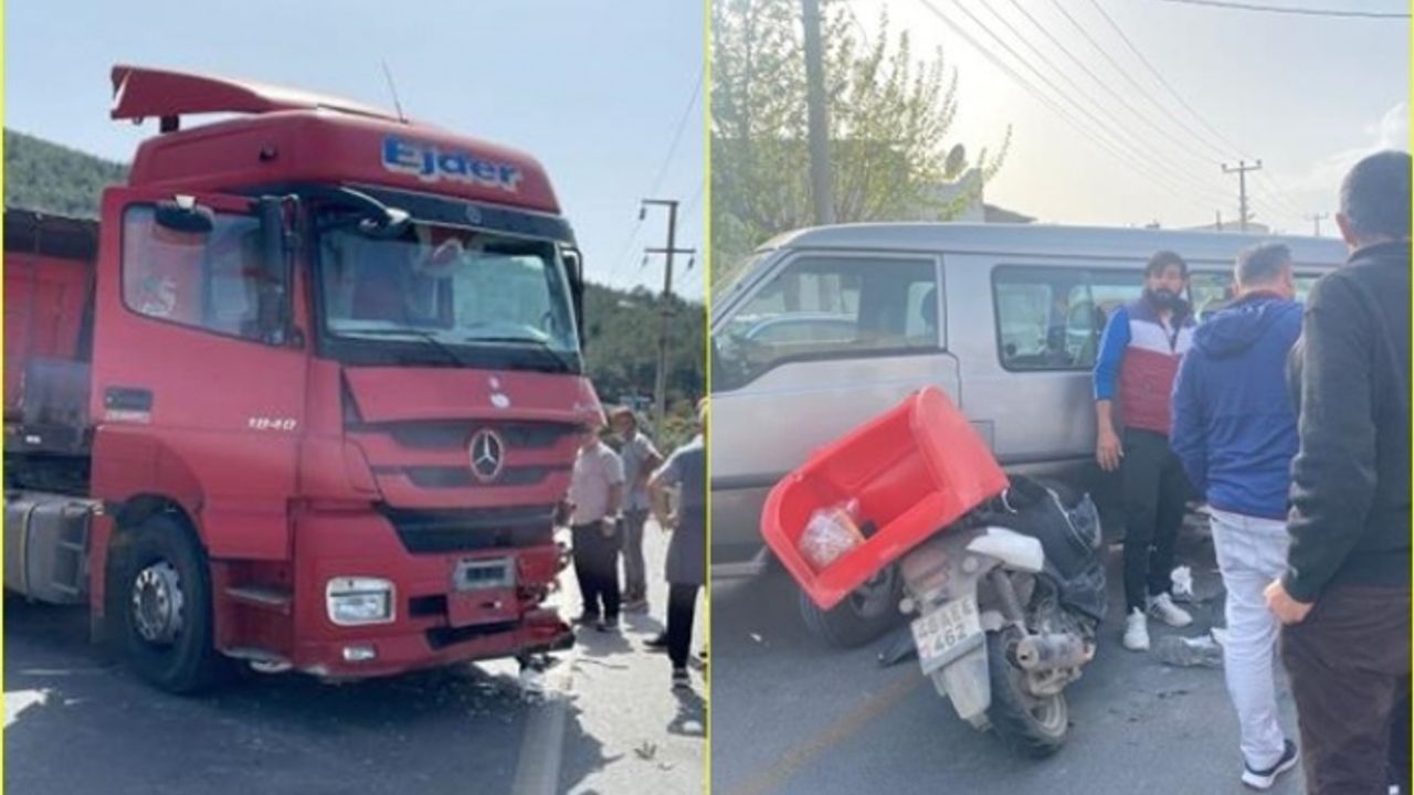 Bodrum'da Meydana Gelen İki Ayrı Trafik Kazasında 5 Kişi Yaralandı