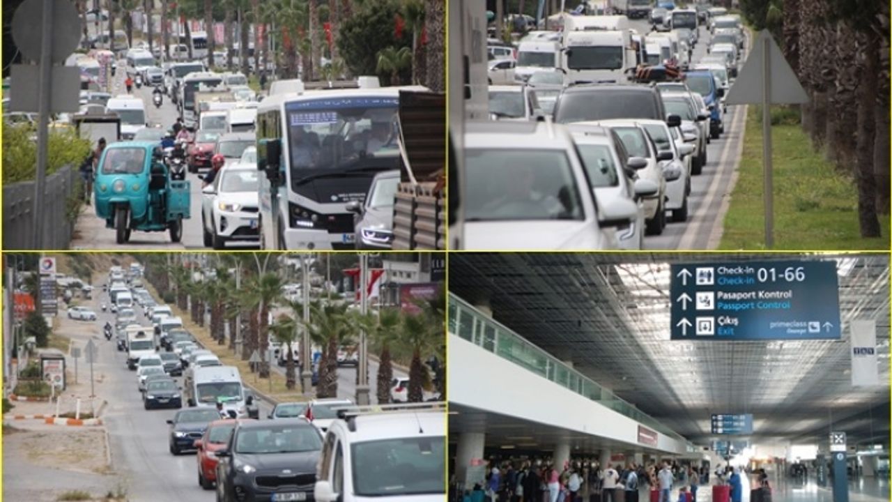 Bodrum’da Bayram Trafiği Başladı, Araç Kuyruğu 4 Kilometreye Yaklaştı