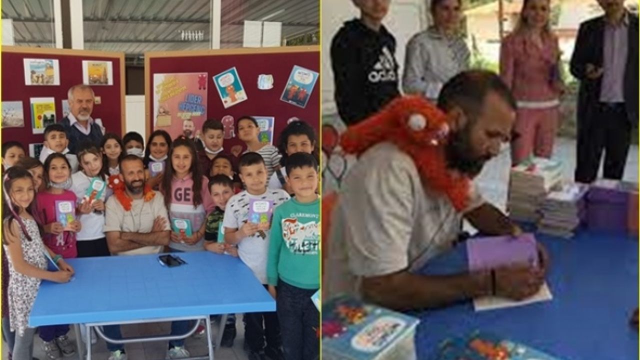 Köyceğiz Zeytinalanı İlk ve Ortaokulu Öğrencileri Yazar Hepgenç ile Buluştu