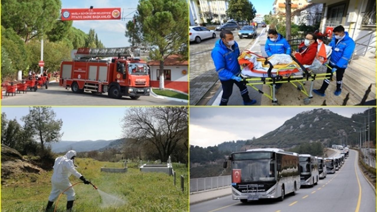 Muğla Büyükşehir Belediyesi, Bayram Tatilinde Tüm Ekipleriyle Görevde
