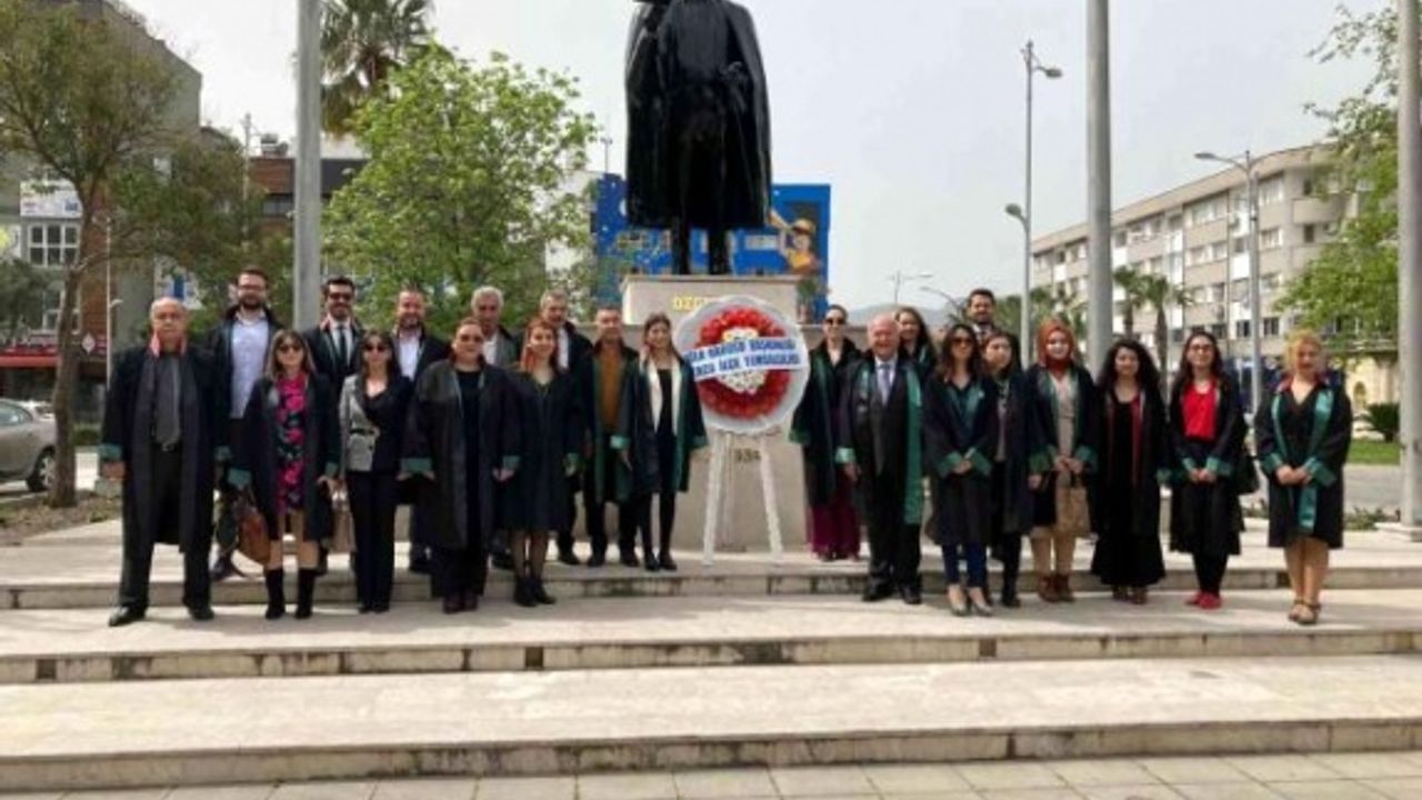 Ortaca'da 'Avukatlar Günü' Dolayısıyla Tören Düzenlendi