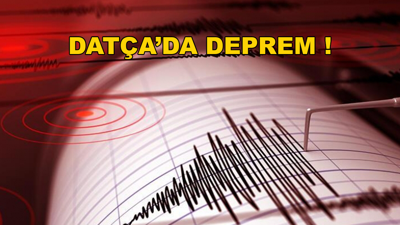 Datça'da 5.3 Büyüklüğünde Deprem
