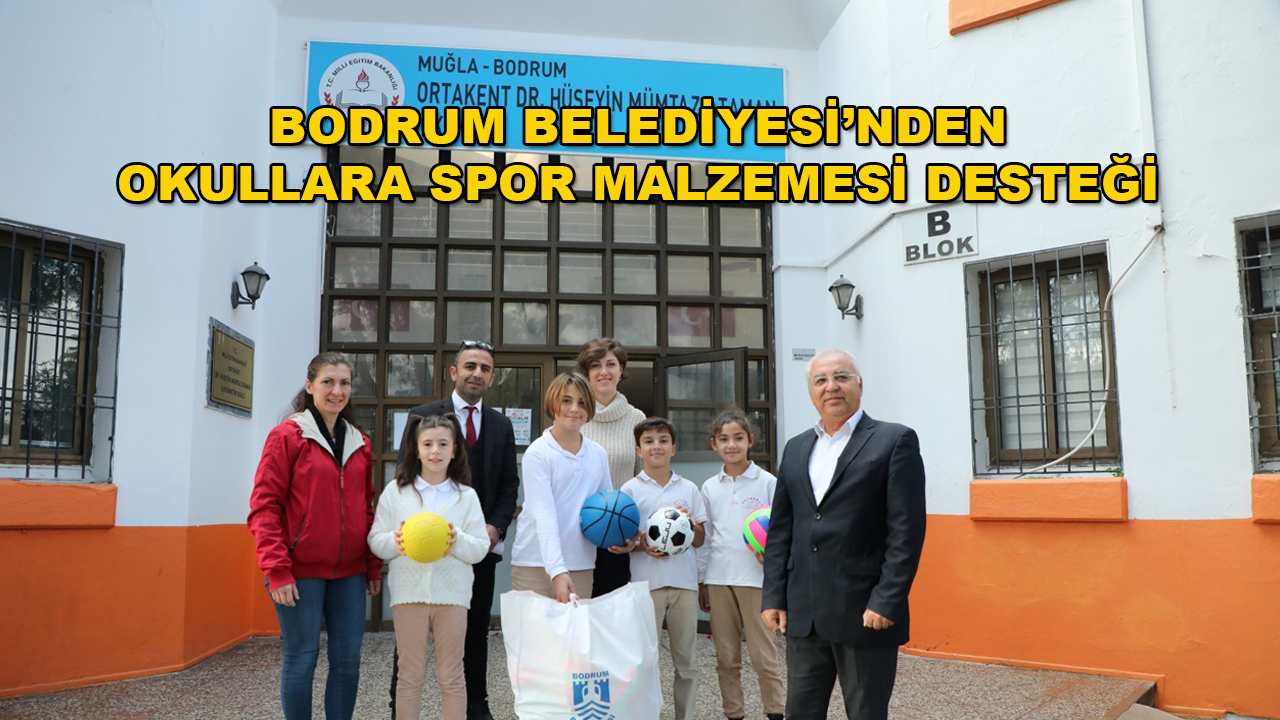 Bodrum Belediyesi Okullara Desteğini Sürdürüyor