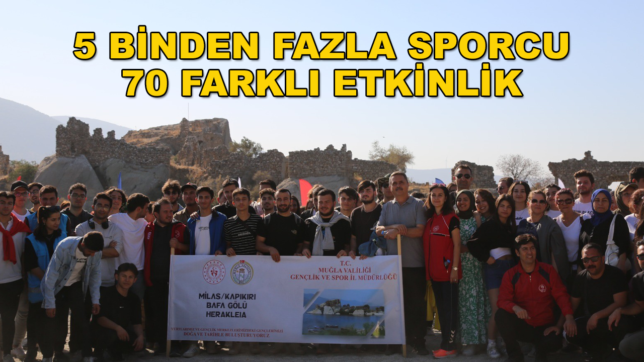 Cumhuriyet Haftasında Muğla'da 5 bin Sporcuyla Etkinlikler Düzenlendi
