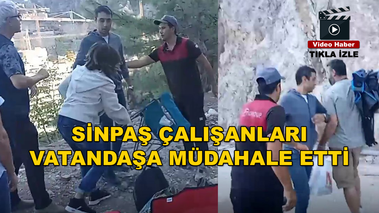 Kızılbük Koyunda Piknik Yapmak İsteyen Vatandaşlara SİNPAŞ Çalışanları Müdahale Etti