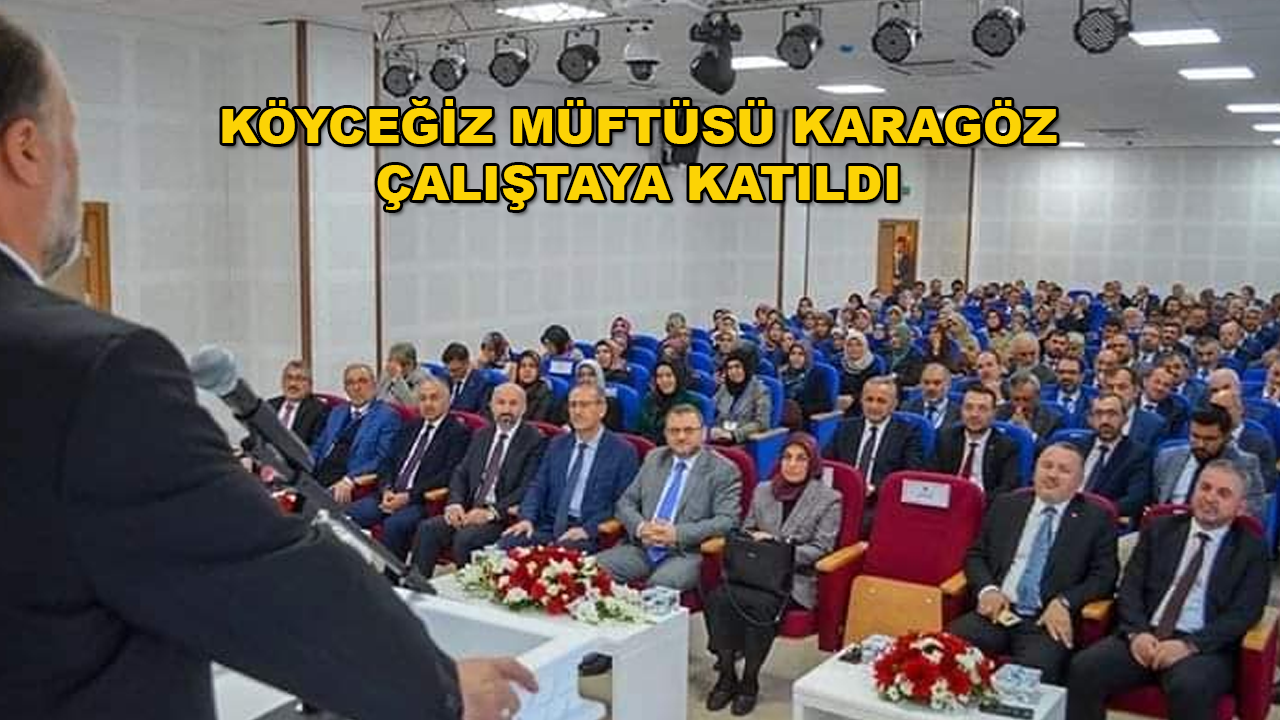 Köyceğiz Müftüsü Ahmet Karagöz Denizli'de Çalıştaya Katıldı