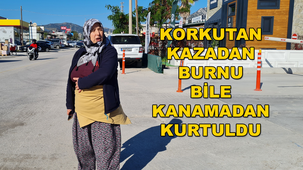 Bodrum'da Çöp Kamyonunun Altında Kalan Kadın Kazayı Hafif Sıyrıklarla Atlattı