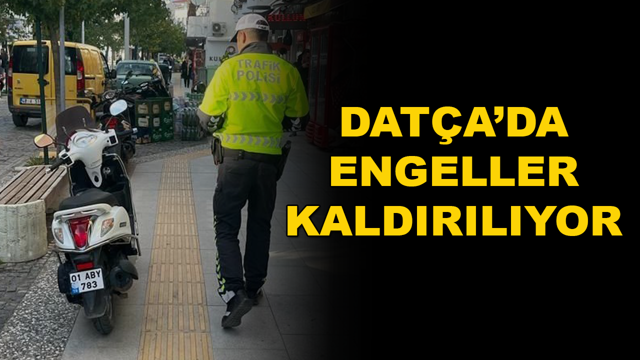 Datça'da Trafik ve Zabıta Ekiplerinden Denetim