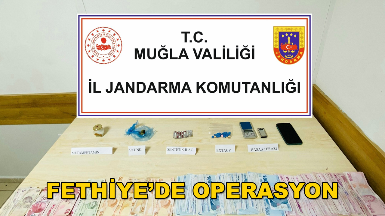 Fethiye'de Uyuşturucu Operasyonu: 2 Gözaltı