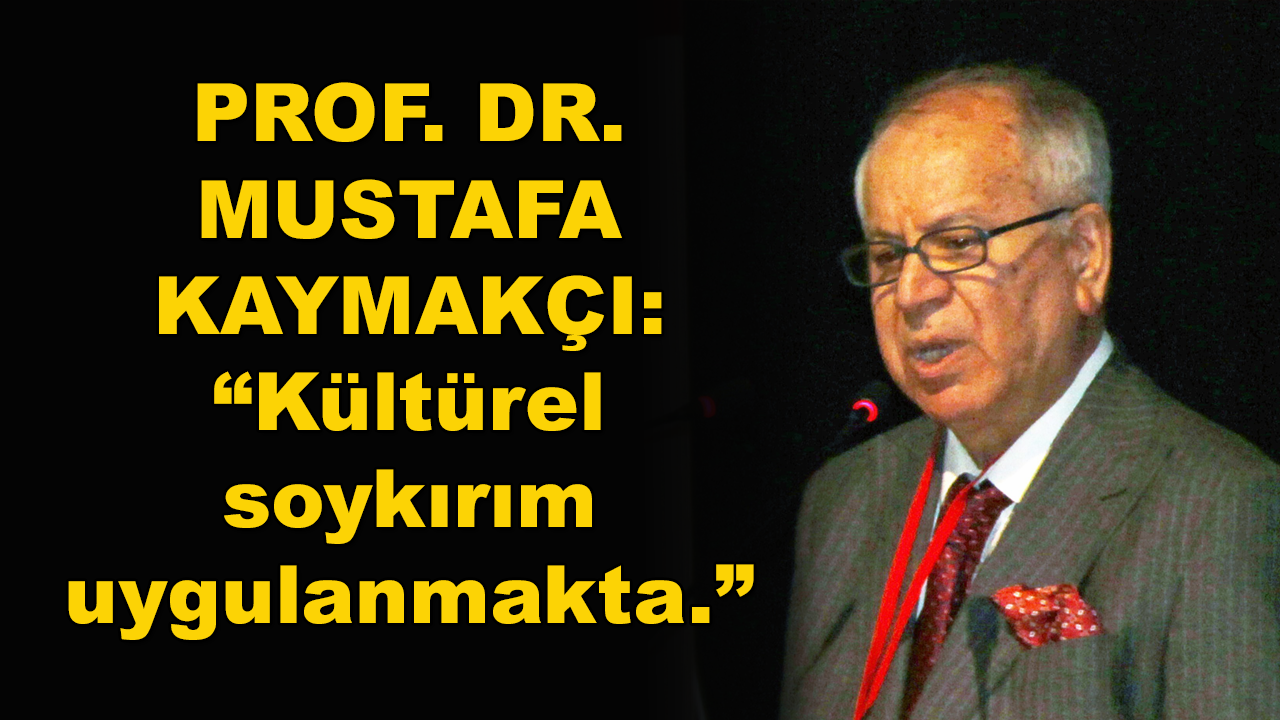 Prof. Dr. Kaymakçı: Türklere Karşı Asimilasyonun Ötesinde Kültürel Soykırım Uygulanıyor