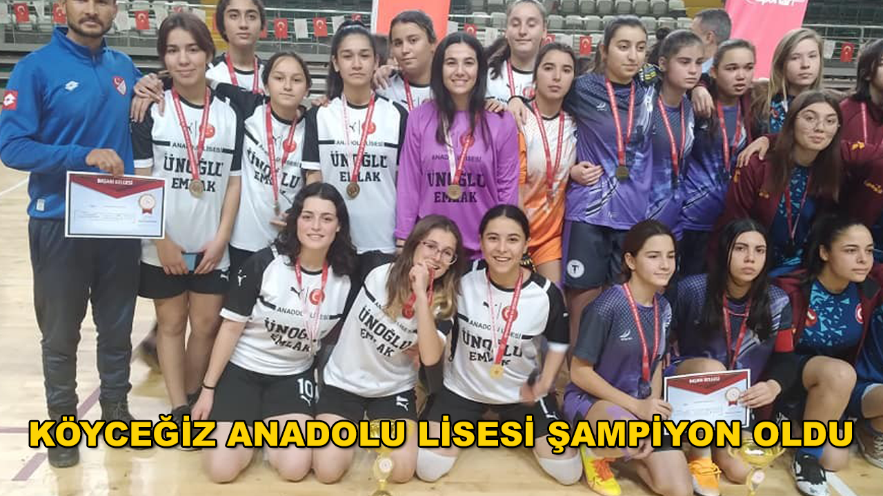 Futsal İl Birincisi Köyceğiz Anadolu Lisesi Oldu