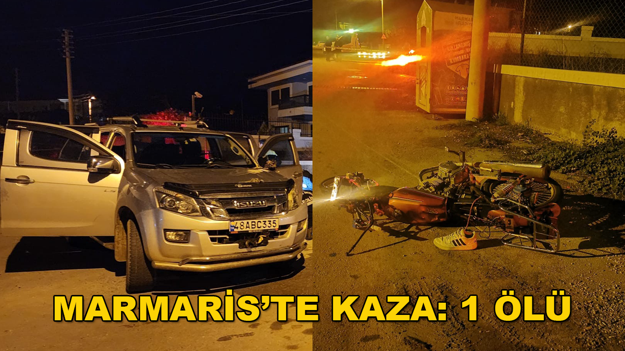 Marmaris'te Feci Kaza: Motosiklet Sürücüsü Kurtarılamadı