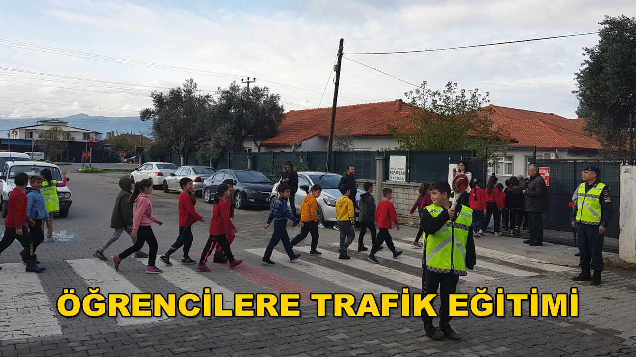 Köyceğiz'de İlkokul Öğrencilerine Trafik Eğitimi Verildi