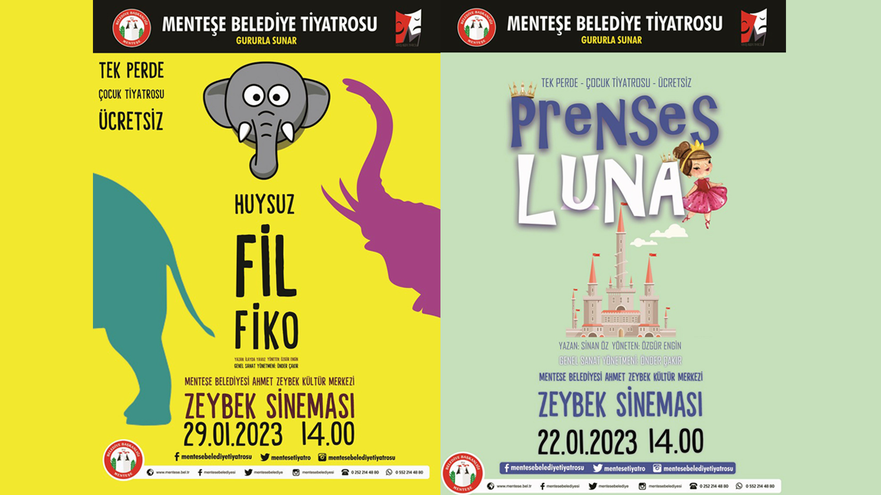 Menteşe Belediye Tiyatrosu Yarıyıl Tatilinde İki Oyun Sergileyecek