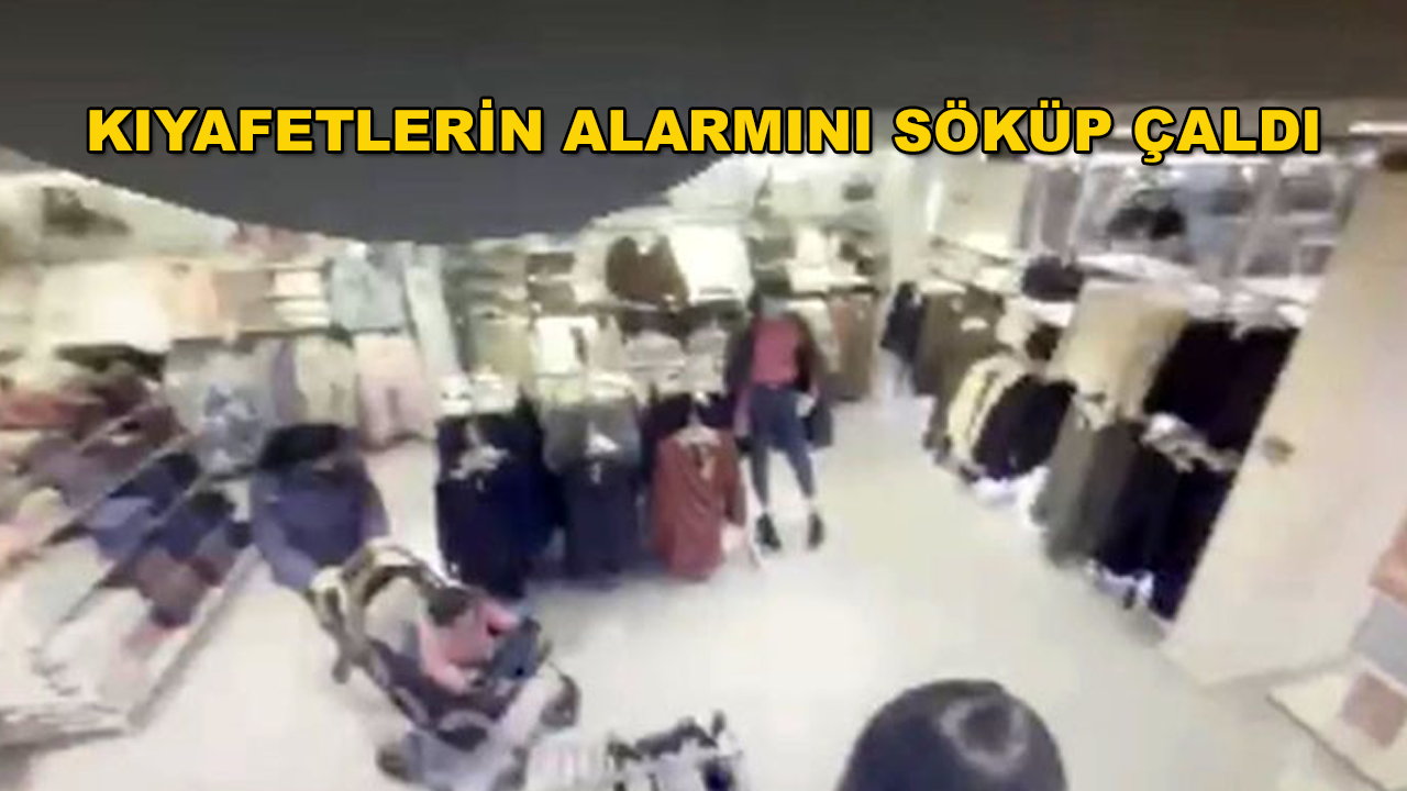 Menteşe'deki Kıyafet Hırsızı Kameralara Yakalandı