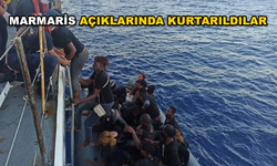Marmaris Açıklarında 33 Düzensiz Göçmen Kurtarıldı