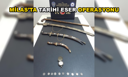 Milas'ta Bir Şahsın Evinde Tarihi Eserler Ele Geçirildi