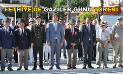 Fethiye'de Gaziler Günü İçin Tören Düzenlendi