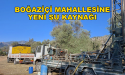 Büyükşehir'den Seydikemer Boğaziçi Mahallesine Ek Su Kaynağı