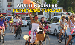Süslü Kadınlar Bisiklet Turu Fethiye'de Gerçekleştirildi