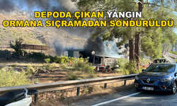 Marmaris'te Yangın Çıktı