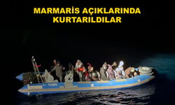 Marmaris'te 20 Düzensiz Göçmen Kurtarıldı