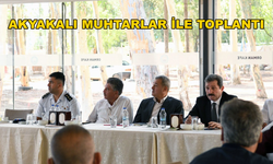 Muğla Valisi Orhan Tavlı, Akyaka'da Muhtarlarla Bir Araya Geldi
