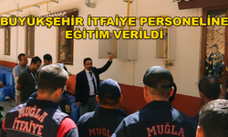 İtfaiye Personeline Doğalgaz Yangını Eğitimi Verildi