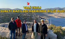 Muğla Valisi Orhan Tavlı Sualtı Kazılarını Ziyaret Etti