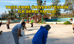 Köyceğiz'deki Tazelenme Üniversitesi'nde İlk Ders Spor