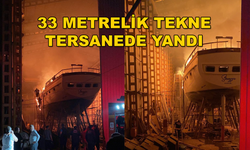 Bodrum'da Bakım Yapılan Tekne Alev Alev Yandı