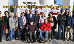 Dünya Engelliler Günü Dolayısıyla Fethiye'de Çelenk Sunma Töreni Gerçekleştirildi