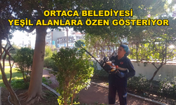 Ortaca Belediyesi Yeşil Alan Bakımlarını Sürdürüyor