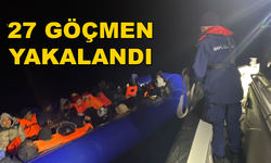 BODRUM'DA MOBİL RADARLA TESPİT EDİLEN ÇOK SAYIDA GÖÇMEN YAKALANDI