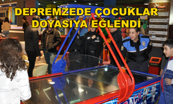 FETHİYE EMNİYET MÜDÜRLÜĞÜ EKİPLERİ, DEPREMZEDE ÇOCUKLARA EĞLENCELİ BİR GÜN YAŞATTI