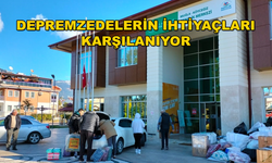 KÖYCEĞİZ'E GELEN DEPREMZEDELERİN İHTİYAÇLARI GENÇLİK MERKEZİNDEKİ GÖNÜLLÜLER TARAFINDAN KARŞILANIYOR