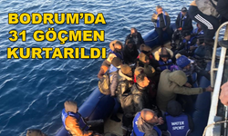 BODRUM AÇIKLARINDA ÇOK SAYIDA GÖÇMEN KURTARILDI