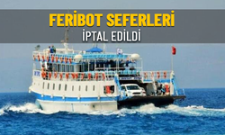BODRUM-DATÇA FERİBOT SEFERLERİNE FIRTINA ENGELİ
