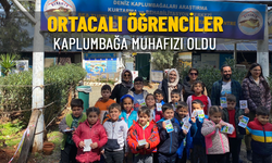 ORTACA'DAKİ OKUL ÖNCESİ ÖĞRENCİLERİ KAPLUMBAĞA MUHAFIZLARI PROJESİNE KATILDI