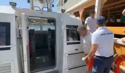 Gökova’da teknede yaralanan vatandaşa acil müdahale!