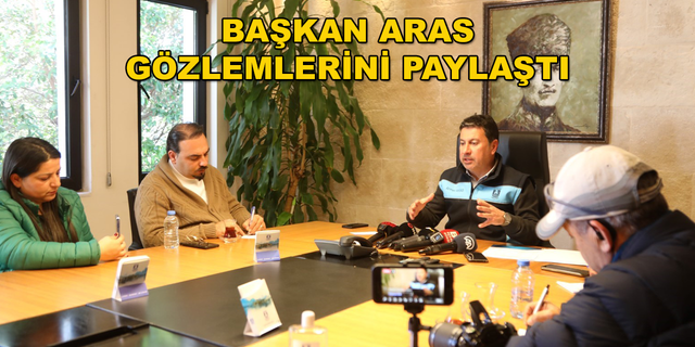 BODRUM BELEDİYE BAŞKANI AHMET ARAS DEPREM BÖLGESİNDEN DÖNDÜ