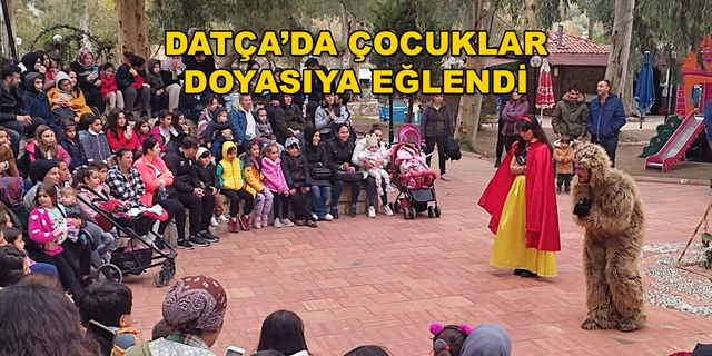 DATÇA'YA GELEN DEPREMZEDE ÇOCUKLAR İÇİN ETKİNLİK DÜZENLENDİ