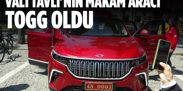 TOGG, VALİ ORHAN TAVLI'NIN MAKAM ARACI OLDU